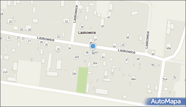 Laskowice, Laskowice, 39, mapa Laskowice