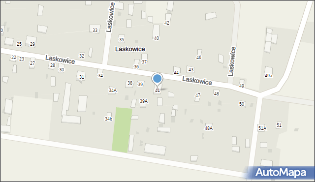 Laskowice, Laskowice, 41, mapa Laskowice