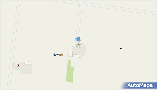 Laskowice, Laskowice, 69, mapa Laskowice