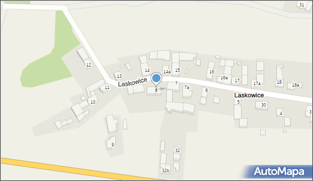 Laskowice, Laskowice, 8, mapa Laskowice