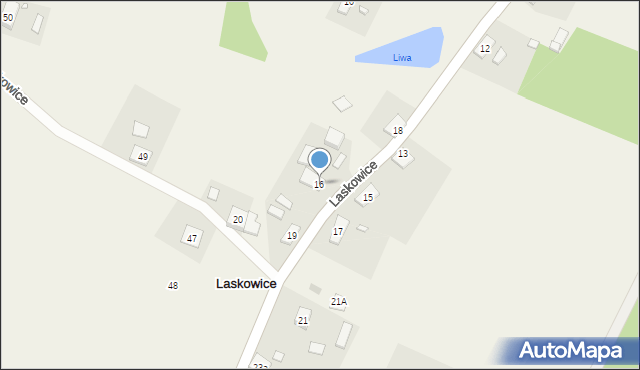 Laskowice, Laskowice, 16, mapa Laskowice