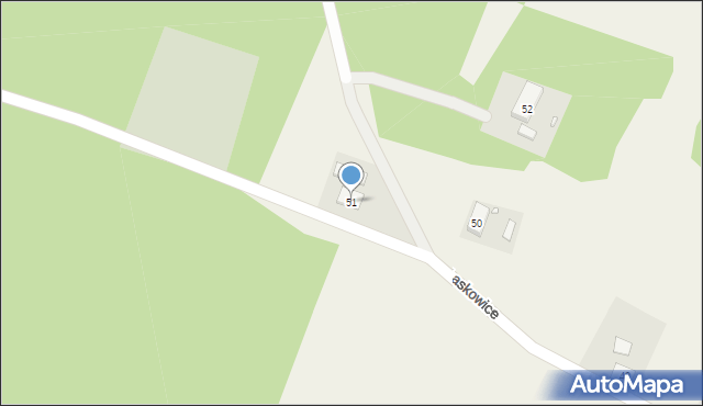 Laskowice, Laskowice, 51, mapa Laskowice
