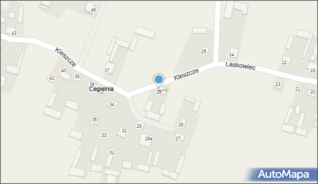 Laskowiec, Laskowiec, 28, mapa Laskowiec