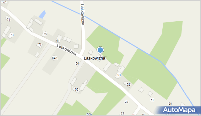 Laskowizna, Laskowizna, 54, mapa Laskowizna