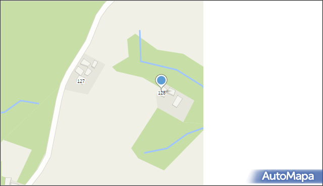 Laskówka, Laskówka, 128, mapa Laskówka