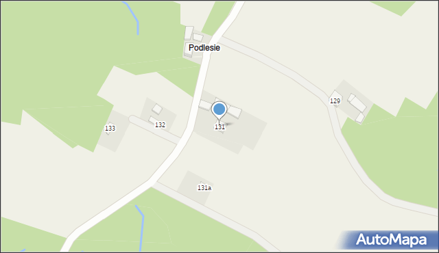 Laskówka, Laskówka, 131, mapa Laskówka