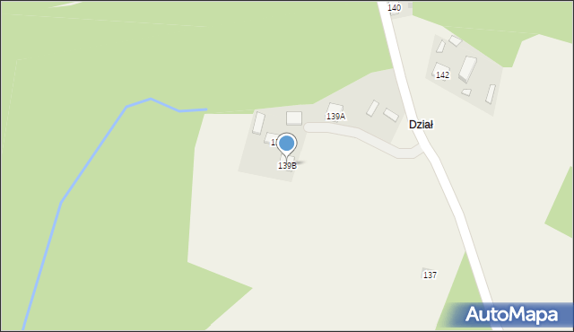 Laskówka, Laskówka, 139B, mapa Laskówka