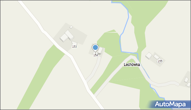 Laskówka, Laskówka, 154, mapa Laskówka