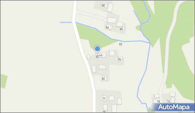 Laskówka, Laskówka, 82, mapa Laskówka