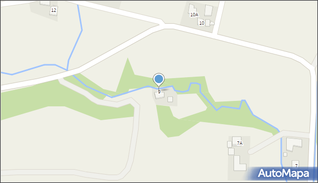 Laskówka, Laskówka, 9, mapa Laskówka