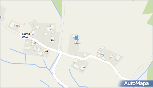 Laskówka, Laskówka, 99, mapa Laskówka