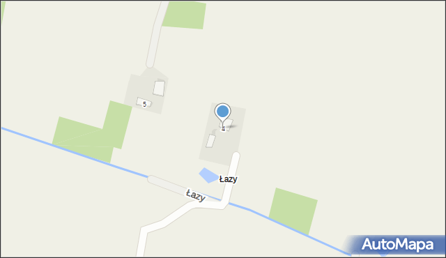 Laskówka Chorąska, Łazy, 4, mapa Laskówka Chorąska