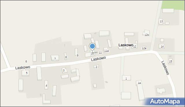 Laskowo, Laskowo, 10, mapa Laskowo