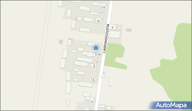 Laskowszczyzna, Laskowszczyzna, 7, mapa Laskowszczyzna