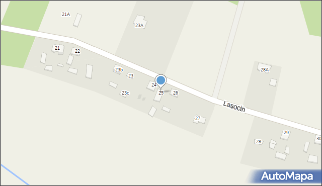 Lasocin, Lasocin, 25, mapa Lasocin