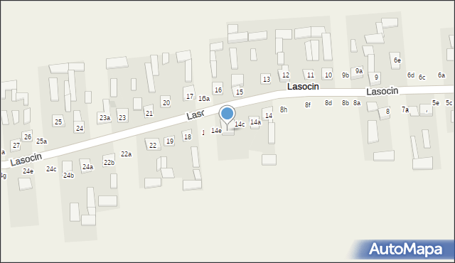 Lasocin, Lasocin, 14d, mapa Lasocin