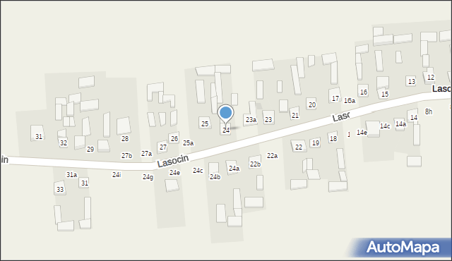 Lasocin, Lasocin, 24, mapa Lasocin