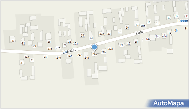 Lasocin, Lasocin, 24a, mapa Lasocin