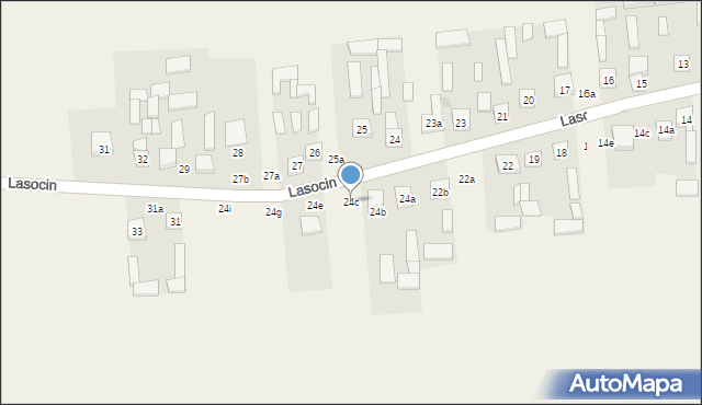 Lasocin, Lasocin, 24c, mapa Lasocin