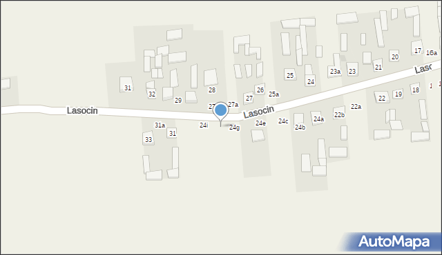 Lasocin, Lasocin, 24h, mapa Lasocin