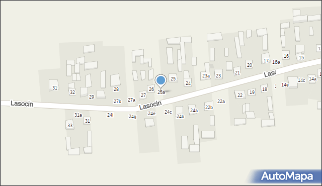 Lasocin, Lasocin, 25a, mapa Lasocin