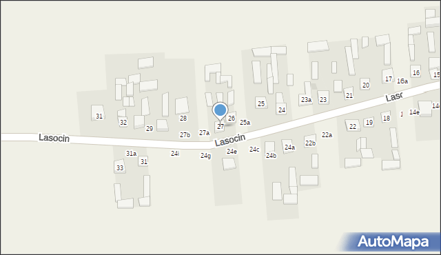 Lasocin, Lasocin, 27, mapa Lasocin