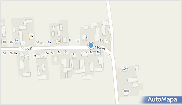 Lasocin, Lasocin, 3a, mapa Lasocin