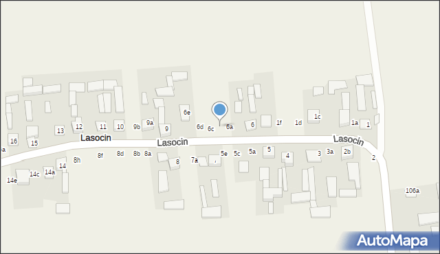 Lasocin, Lasocin, 6b, mapa Lasocin