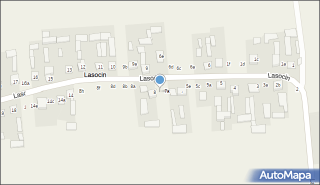 Lasocin, Lasocin, 7b, mapa Lasocin