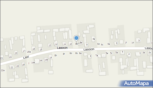 Lasocin, Lasocin, 9b, mapa Lasocin