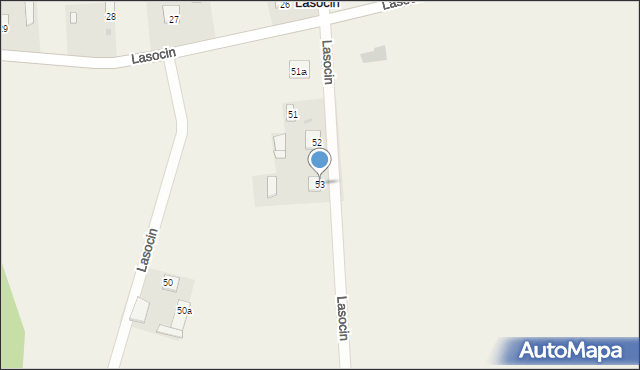 Lasocin, Lasocin, 53, mapa Lasocin