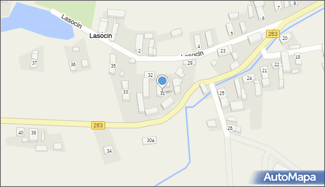 Lasocin, Lasocin, 31, mapa Lasocin