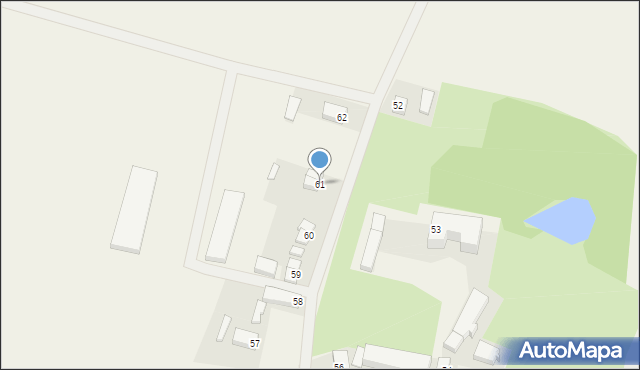 Lasocin, Lasocin, 61, mapa Lasocin