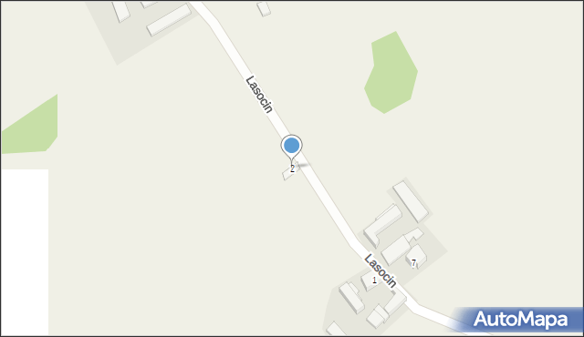 Lasocin, Lasocin, 2, mapa Lasocin