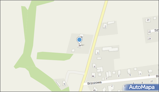 Lasów, Lasów, 3A, mapa Lasów