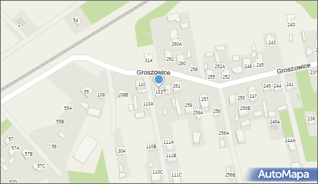Lasowice, Lasowice, 111, mapa Lasowice