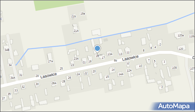 Lasowice, Lasowice, 16, mapa Lasowice