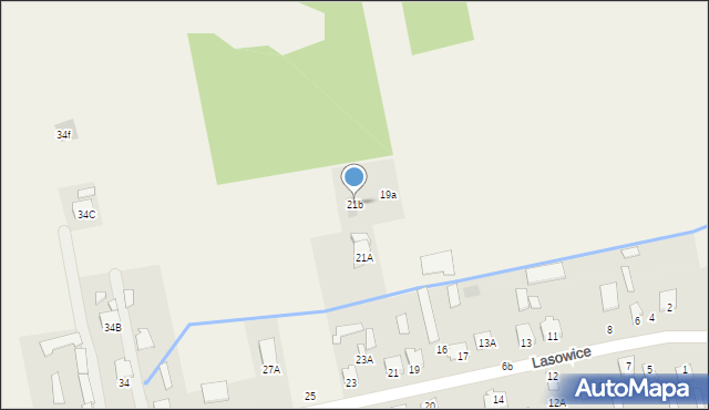 Lasowice, Lasowice, 21b, mapa Lasowice