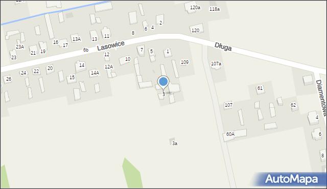 Lasowice, Lasowice, 3, mapa Lasowice