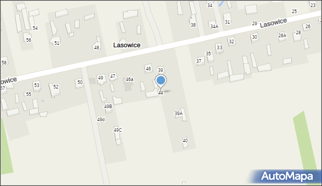 Lasowice, Lasowice, 44, mapa Lasowice