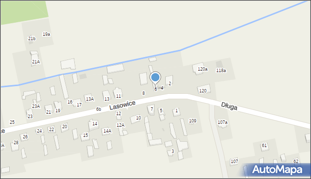 Lasowice, Lasowice, 6, mapa Lasowice
