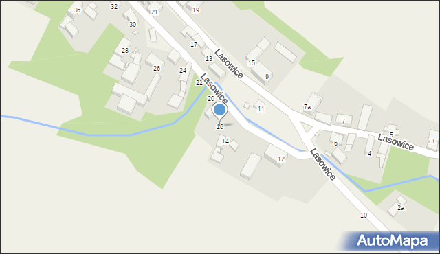 Lasowice, Lasowice, 16, mapa Lasowice