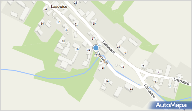 Lasowice, Lasowice, 22, mapa Lasowice