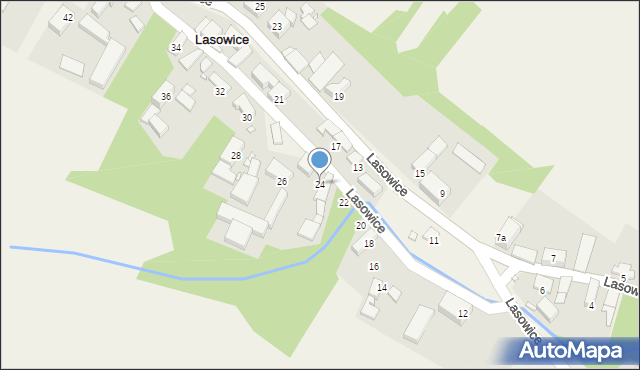 Lasowice, Lasowice, 24, mapa Lasowice