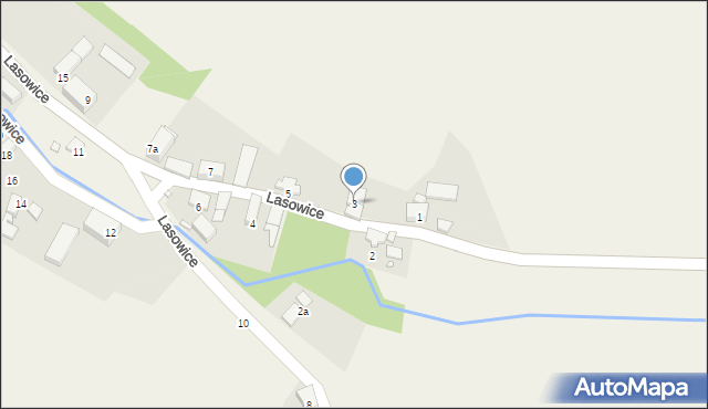 Lasowice, Lasowice, 3, mapa Lasowice
