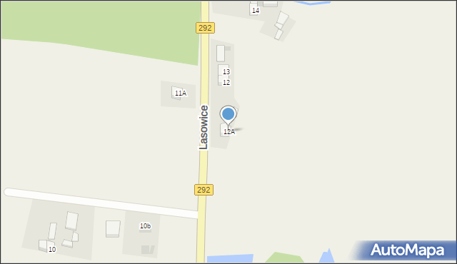 Lasowice, Lasowice, 12A, mapa Lasowice