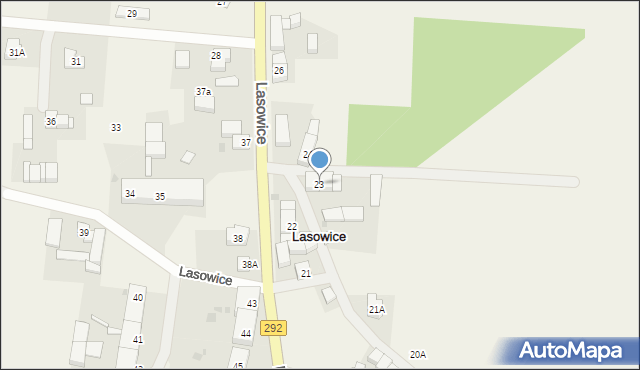 Lasowice, Lasowice, 23, mapa Lasowice