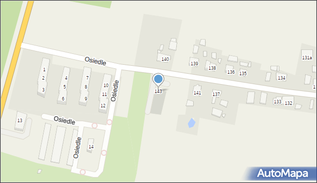 Lasowice Wielkie, Lasowice Wielkie, 143, mapa Lasowice Wielkie