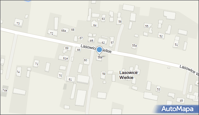 Lasowice Wielkie, Lasowice Wielkie, 59a, mapa Lasowice Wielkie