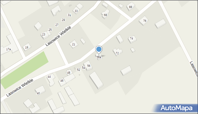 Lasowice Wielkie, Lasowice Wielkie, 56a, mapa Lasowice Wielkie